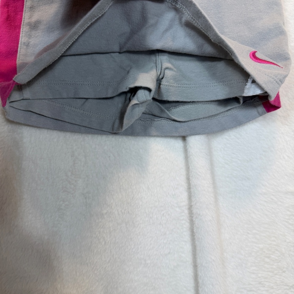 NIKE Infant T-Shirt & Skort Size 24 Months Pink Gray Summer - Picture 2 of 7
